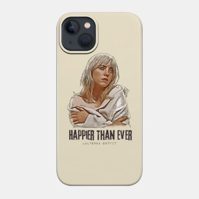 Happier Than Ever Billie Eilish Drawing Phone Case Official Cow Anime Merch