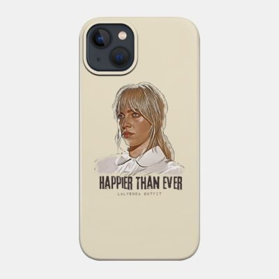 Happier Than Ever Billie Eilish Drawing Phone Case Official Cow Anime Merch