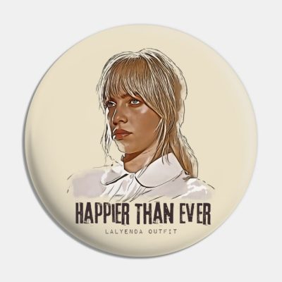Happier Than Ever Billie Eilish Drawing Pin Official Cow Anime Merch