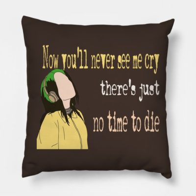 Billie Eilish Dont Smile At Me Throw Pillow Official Cow Anime Merch