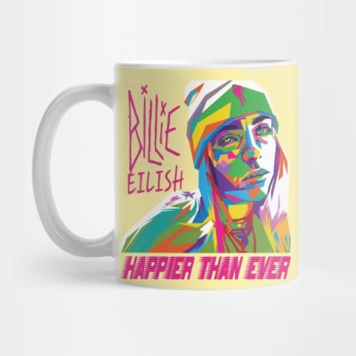 Happier Than Ever Billie Eilish Mug Official Cow Anime Merch