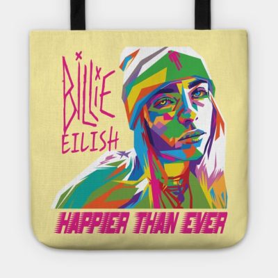 Happier Than Ever Billie Eilish Tote Official Cow Anime Merch