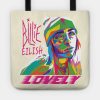 Lovely Billie Eilish Tote Official Cow Anime Merch