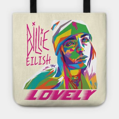 Lovely Billie Eilish Tote Official Cow Anime Merch