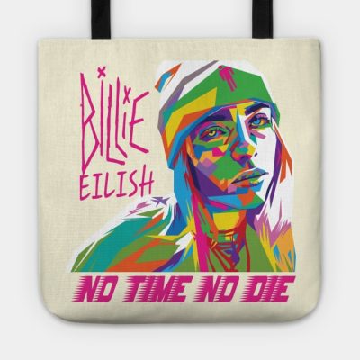 No Time No Die Billie Eilish Tote Official Cow Anime Merch