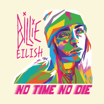 No Time No Die Billie Eilish Tapestry Official Cow Anime Merch