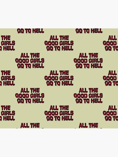 All The Good Girls Go To Hell Tapestry Official Billie Eilish Merch