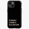Listening To Bil Iphone Case Official Billie Eilish Merch