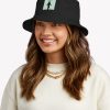 Black Silhouette Beautiful Singer Girl Bucket Hat Official Cow Anime Merch