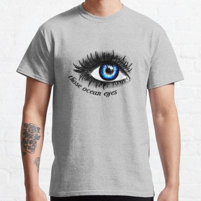 Ocean Eyes Drawing T-Shirt Official Billie Eilish Merch
