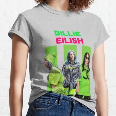 Green Billie Eilish T-Shirt Official Cow Anime Merch