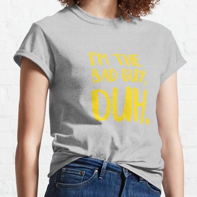 I'M The Bad Guy, Duh Yellow T-Shirt Official Billie Eilish Merch