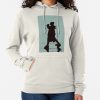 Green Background Silhouette Hoodie Official Cow Anime Merch