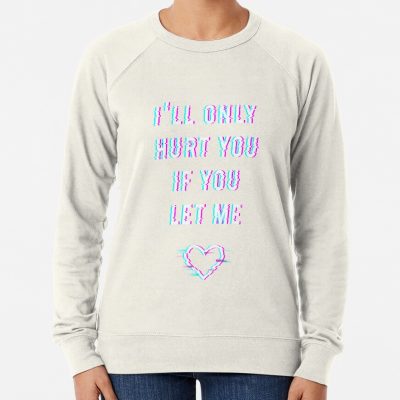 Quote Billie Eilish When The Party'S Over I'Ll Only Hurt You If You Let Me - White Sweatshirt Official Billie Eilish Merch