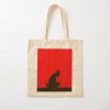 Black Awesome Silhouette Billie Tote Bag Official Billie Eilish Merch