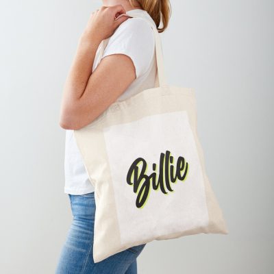 Billie Sticker Tote Bag Official Billie Eilish Merch