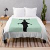 Black Silhouette Beautiful Singer Girl Throw Blanket Official Cow Anime Merch