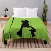 Billie Silhouette Concert Throw Blanket Official Cow Anime Merch