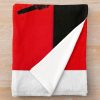 Red Black Throw Blanket Official Cow Anime Merch