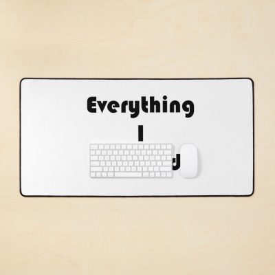 Everything I Wanted Billie Eilish Mouse Pad Official Billie Eilish Merch