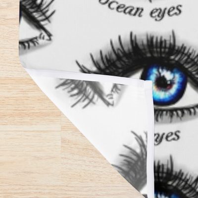 Ocean Eyes Drawing Shower Curtain Official Billie Eilish Merch