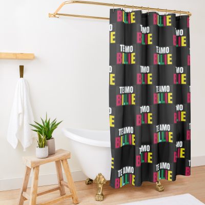 Te Amo Billie| Perfect Gift|Billie Eilish Gift Shower Curtain Official Billie Eilish Merch