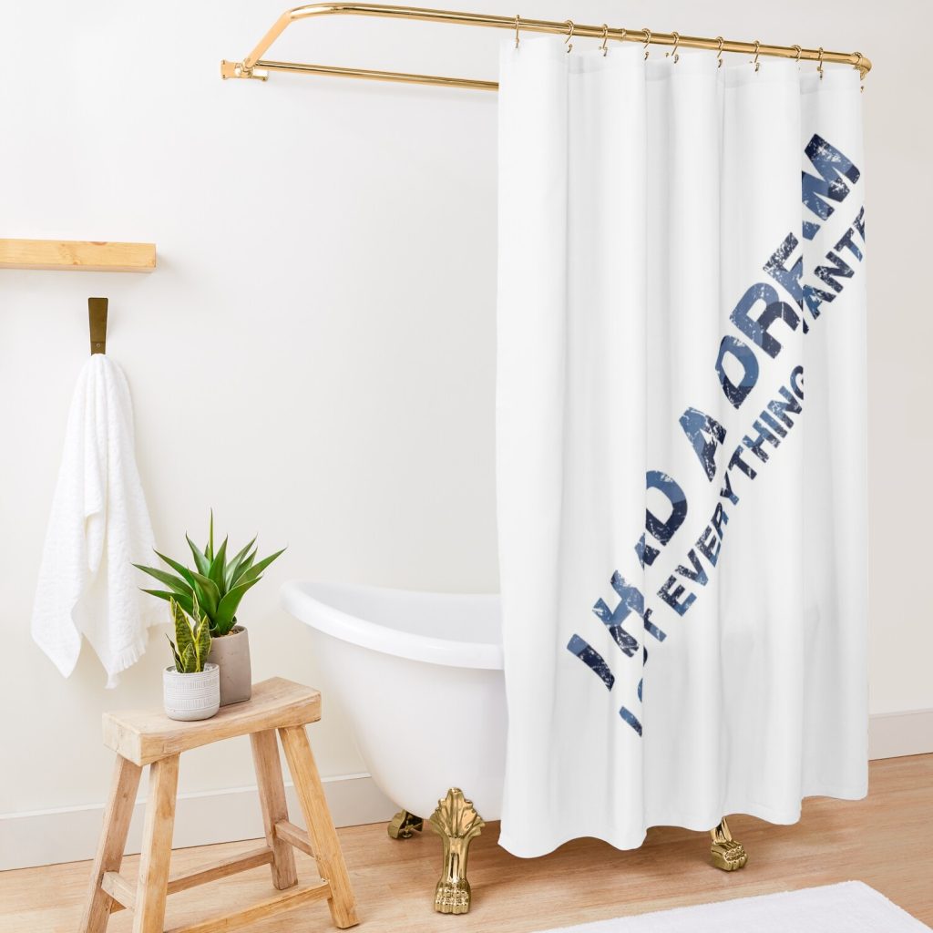 Everything I Wanted Shower Curtain Official Billie Eilish Merch