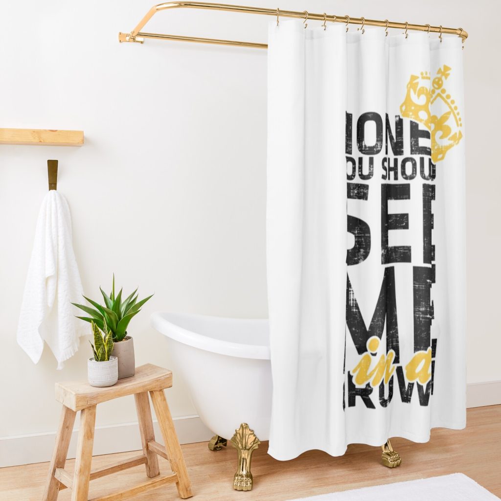 Honey You Should See Me In A Crown Shower Curtain Official Billie Eilish Merch