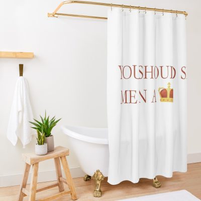 You Should See Me In A Crown. Shower Curtain Official Billie Eilish Merch