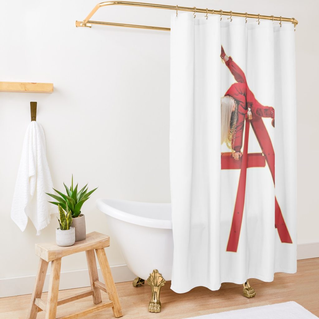 Deco Shower Curtain Official Cow Anime Merch