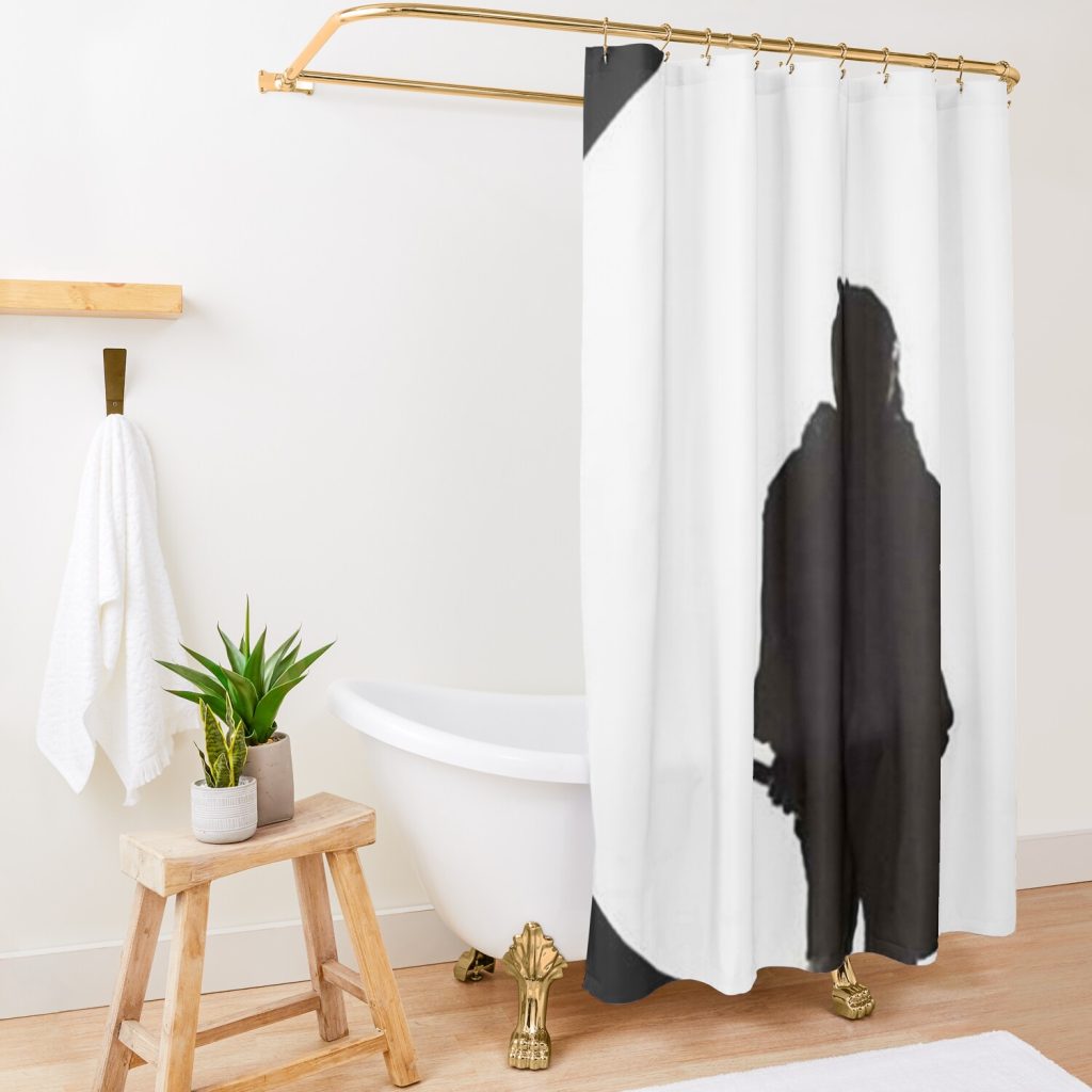 Circle Lamp Shower Curtain Official Cow Anime Merch