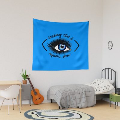 Burning Cities &Amp; Napalm Skies Tapestry Official Billie Eilish Merch