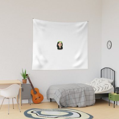 Cute Character Of Billie Eilish Tapestry Official Cow Anime Merch